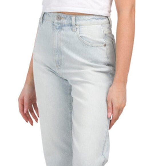 NEW ABRAND Venice Straight Leg Jeans in Bleached Blue for women 725 2m1 - Picture 3 of 4